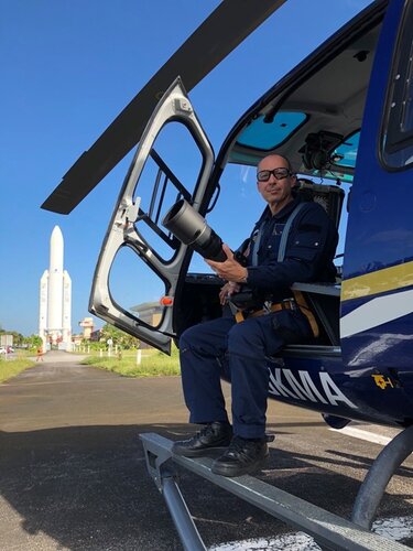 Stephane Corvaja at Europe's Spaceport in French Guiana