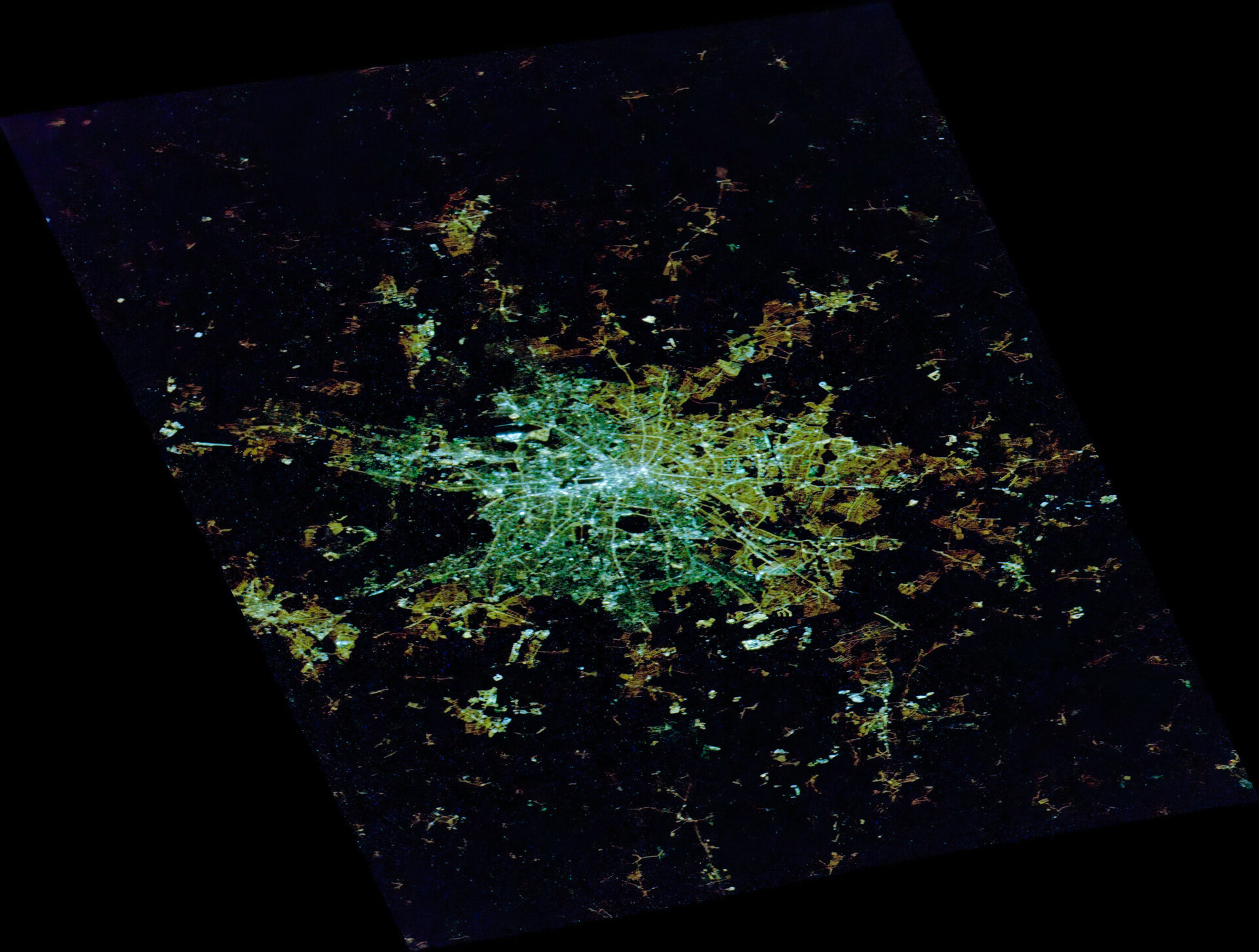 Berlin at night in 2012