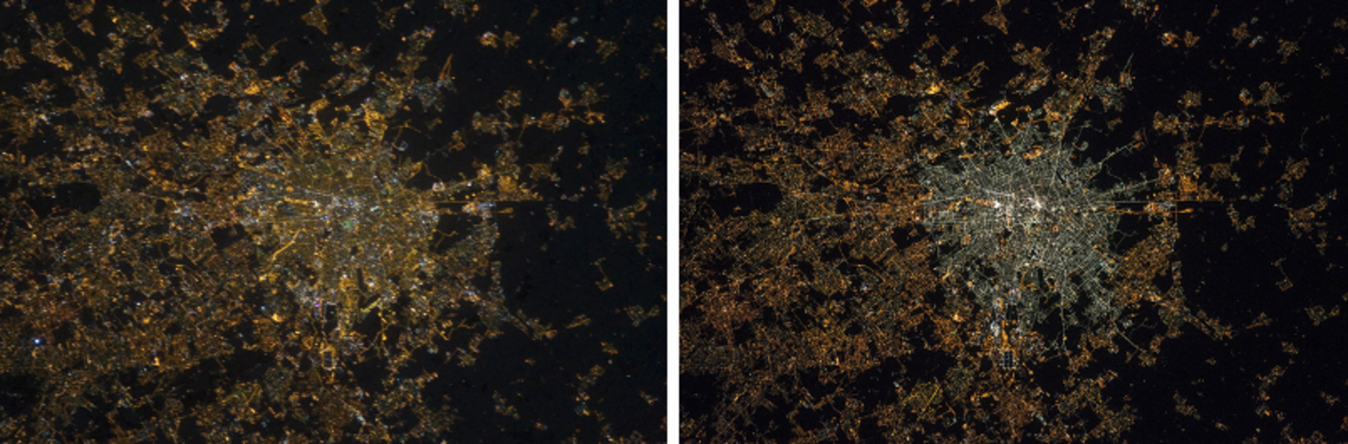Milan at night – A decade of changes in street lighting 