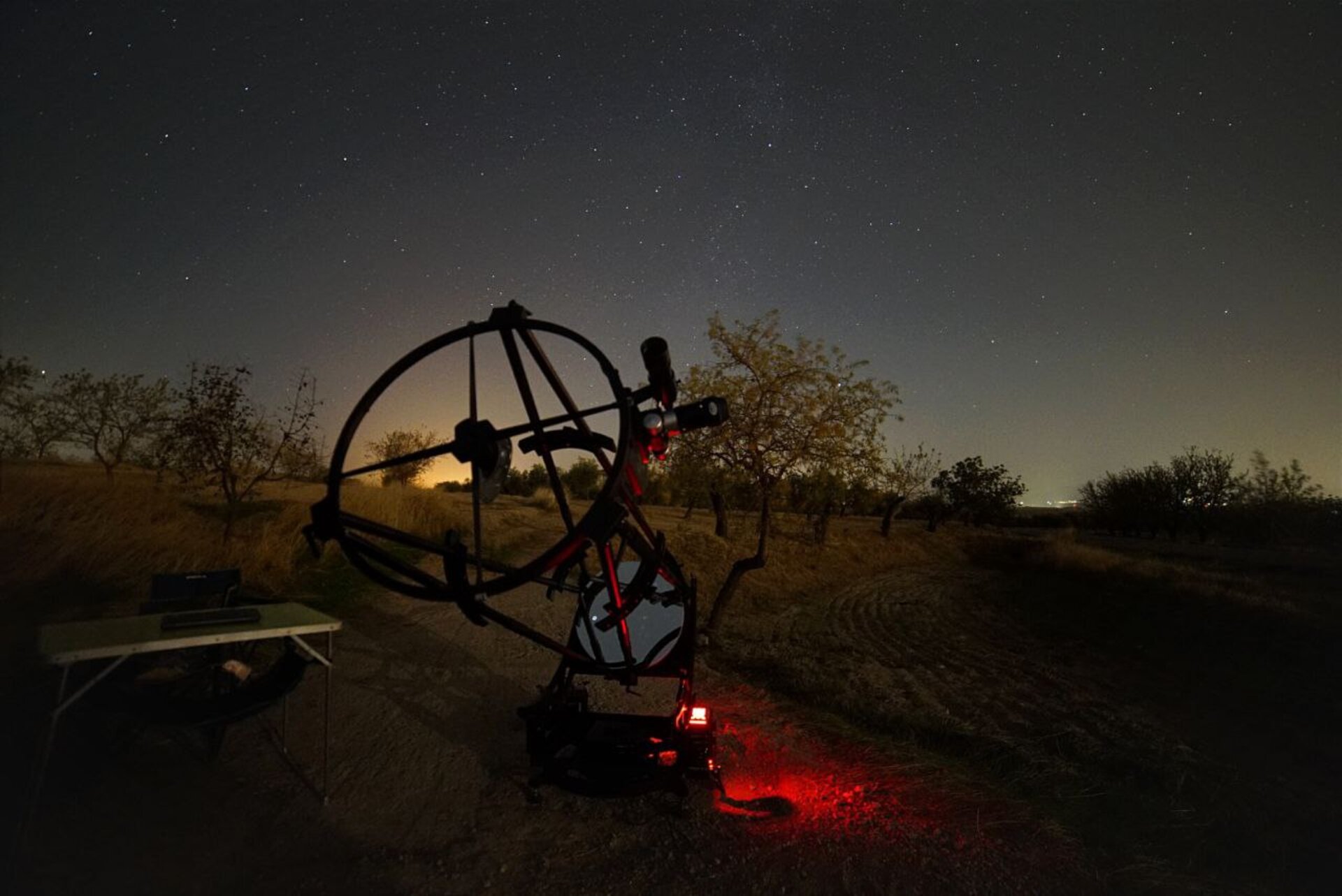 Telescope in position