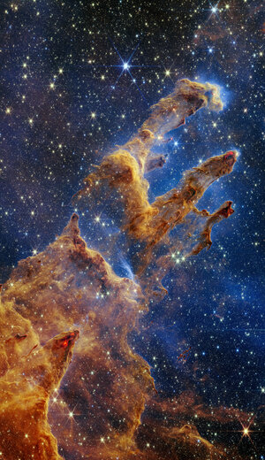 Webb's portrait of the Pillars of Creation