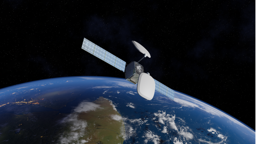 Artists impression of the IS-45 HummingSat platform