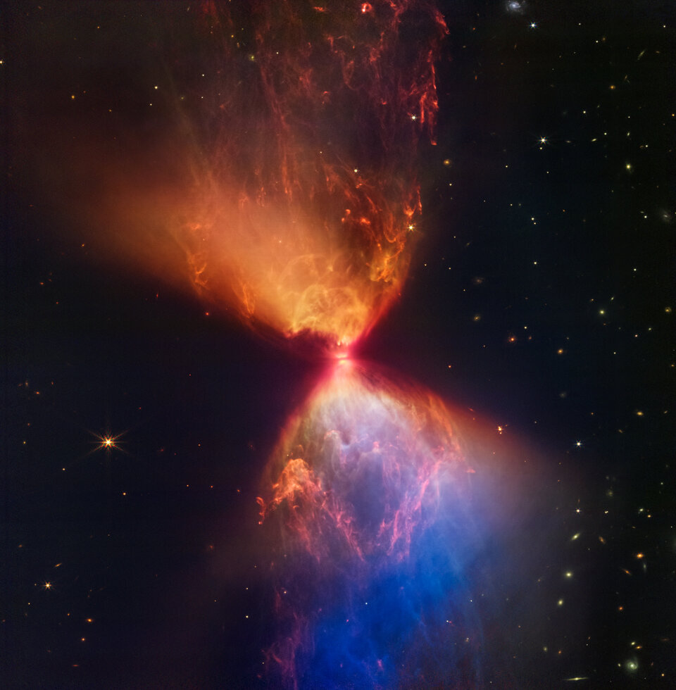 Protostar L1527, imagen de NIRCam