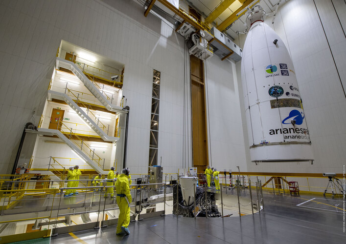Ariane 5 fairing ready to meet MTG-I1