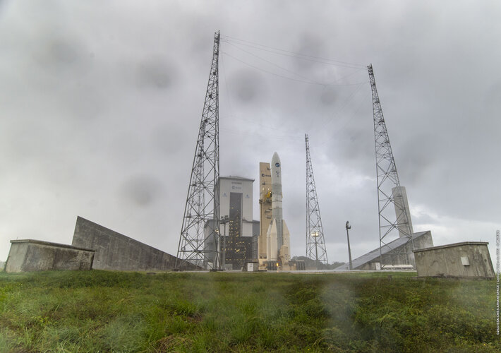 Ariane 6 during combined test loading 3