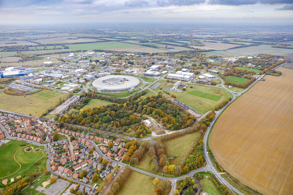 View of Harwell campus in the UK 