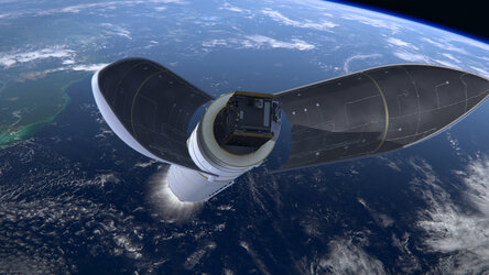 Juice released from Ariane 5 (artist's impression)