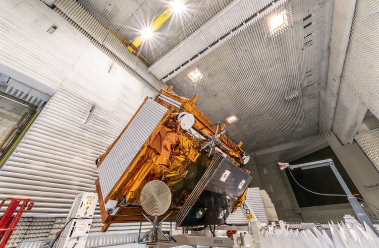 Sentinel-1C undergoing tests