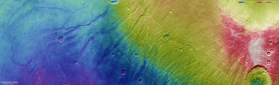 Topography of Nectaris Fossae and Protva Valles