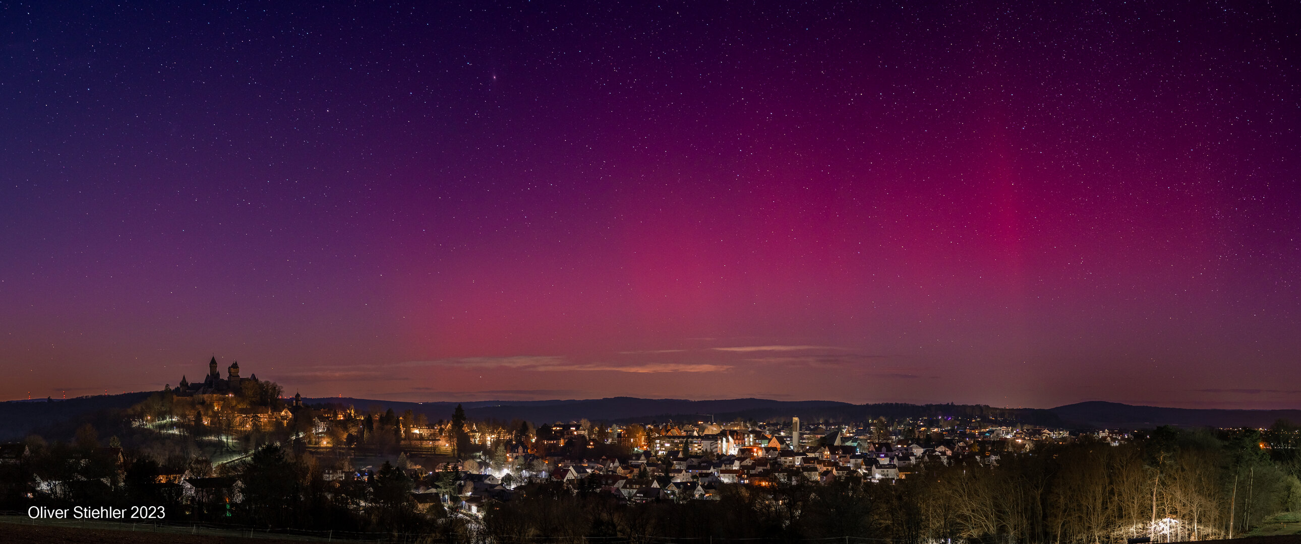 Aurora over central Germany