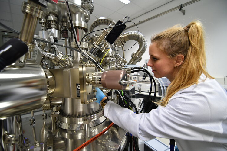 Atom-scale scan of space materials