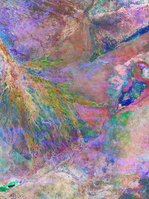Botswana’s Okavango Delta – the world’s largest inland delta – is featured in this multitemporal radar image, captured by the Copernicus Sentinel-1 mission.