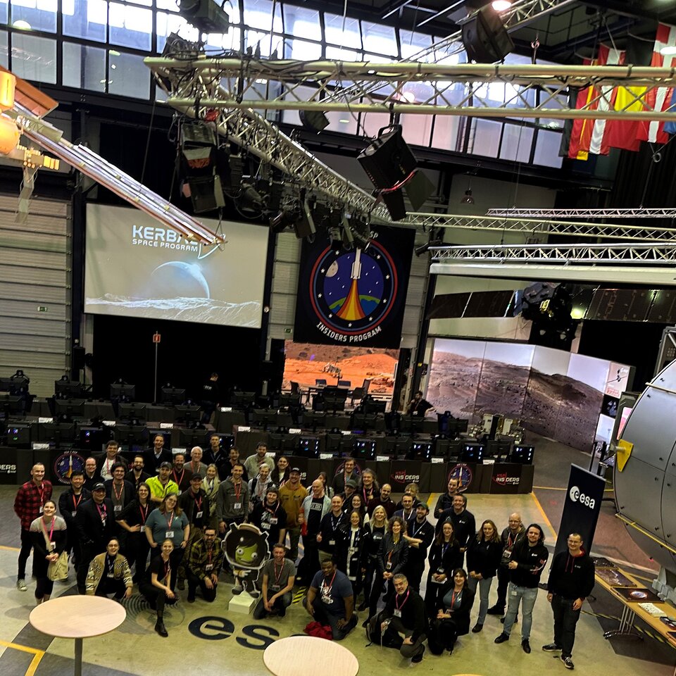 ESA’s ESTEC centre in the Netherlands provided the perfect venue for launching a space video game, such as Kerbal Space Program 2.