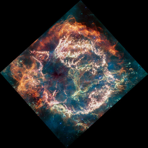 Webb reveals never-before-seen details in Cassiopeia A