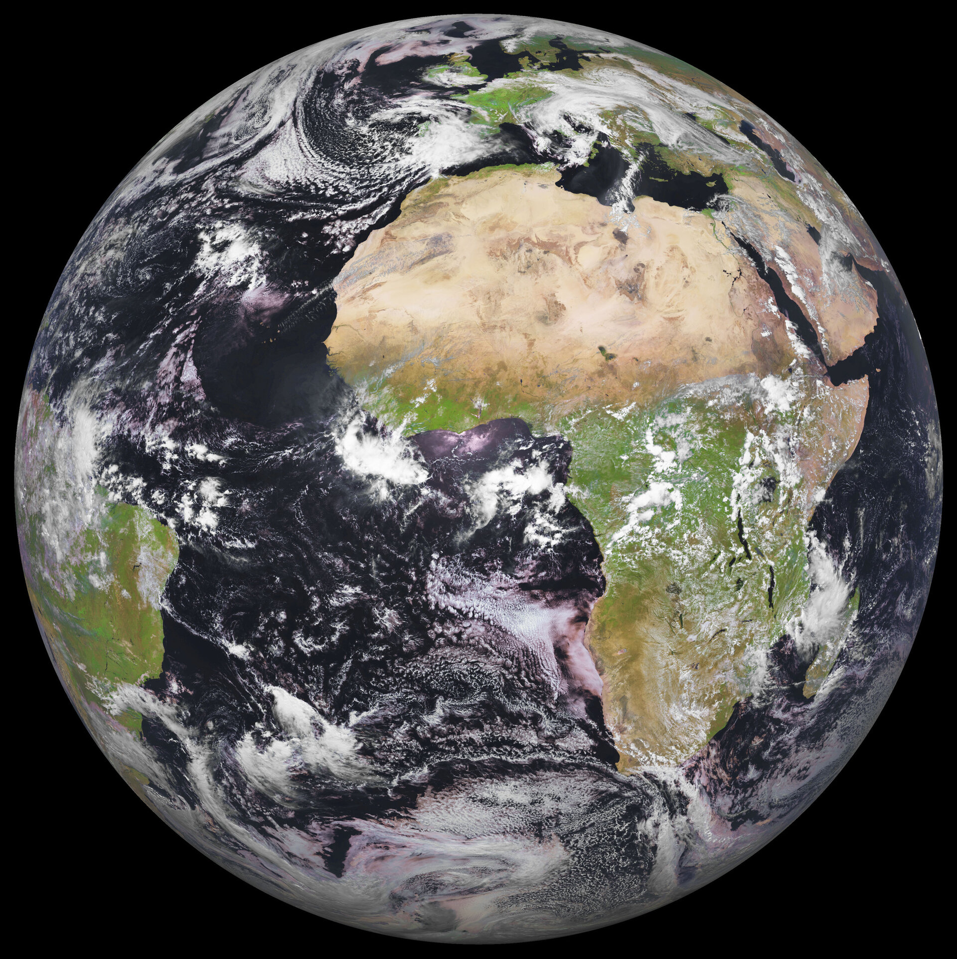 Earth: 30 year comparison