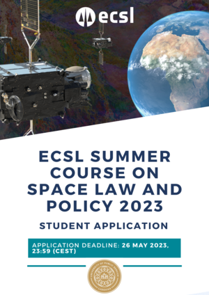 ECSL Summer Course Application Form - Students
