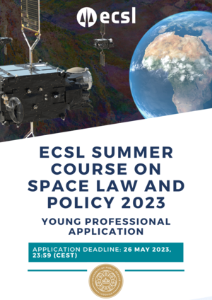 ECSL Summer Course Application Form - Young Professionals