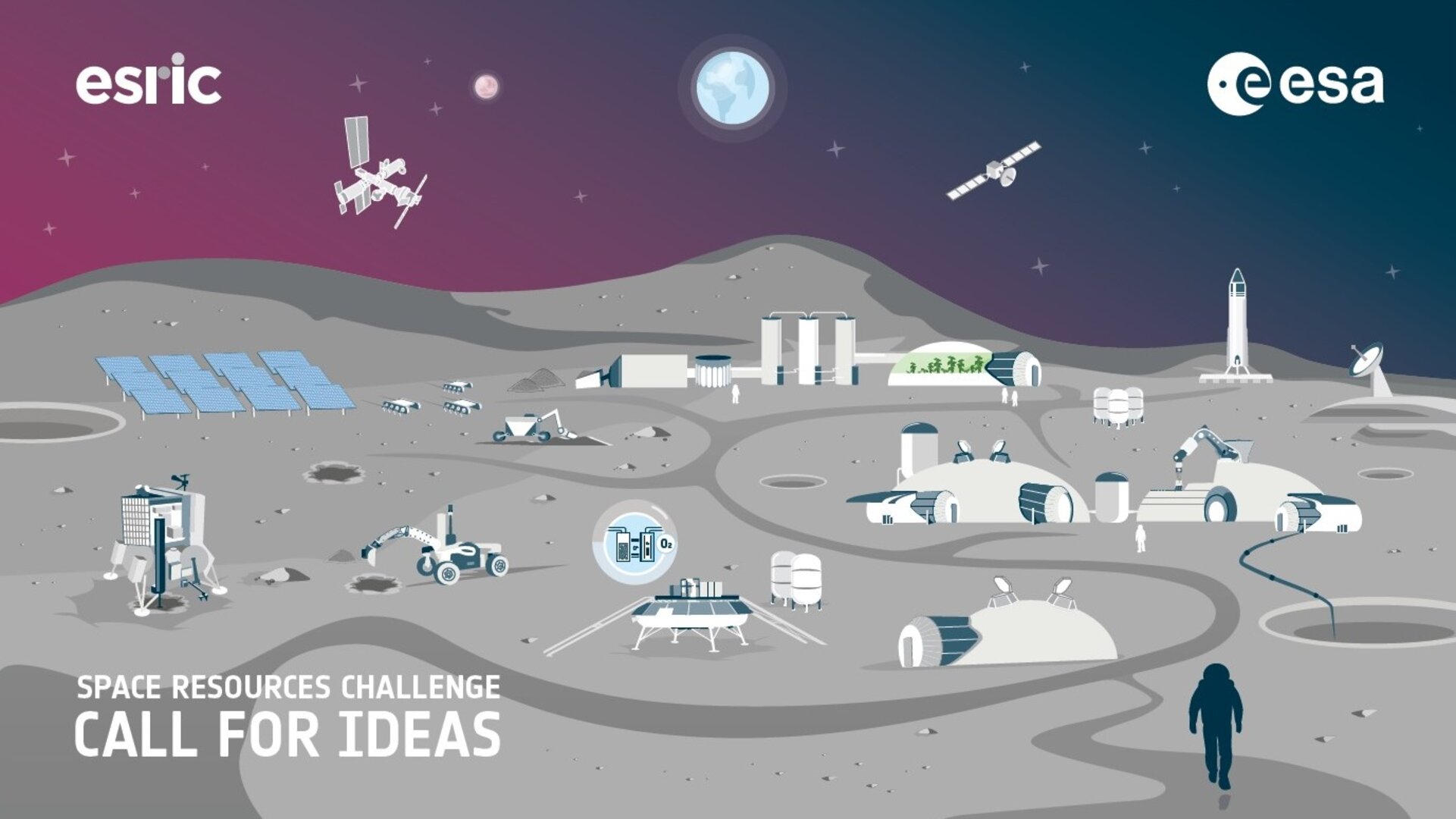 ESA-ESRIC Space Resources Challenge Call for Ideas