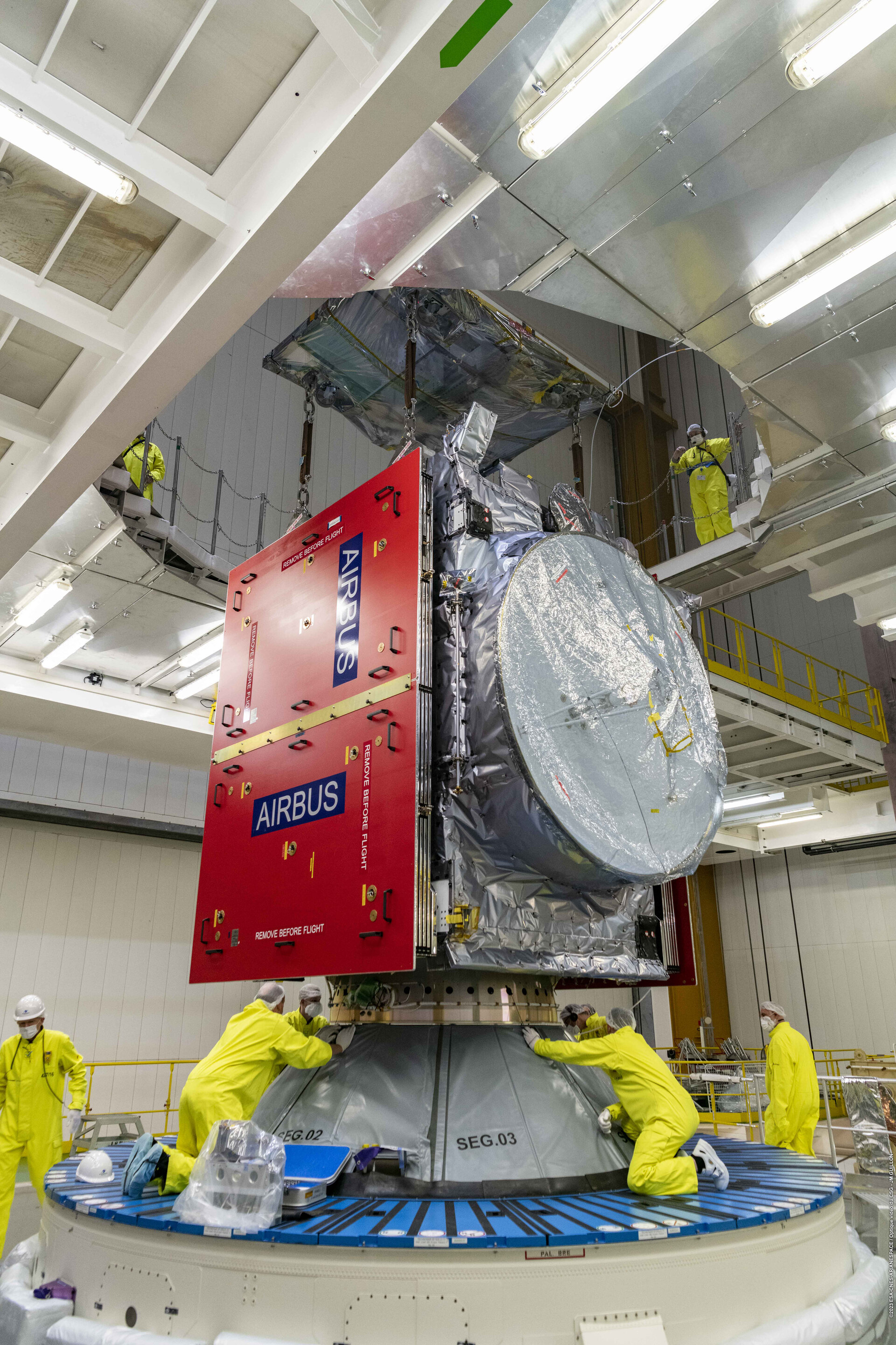 ESA – El jugo se encuentra con Ariane 5