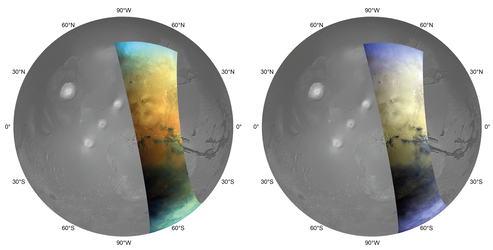 Building a mosaic of Mars