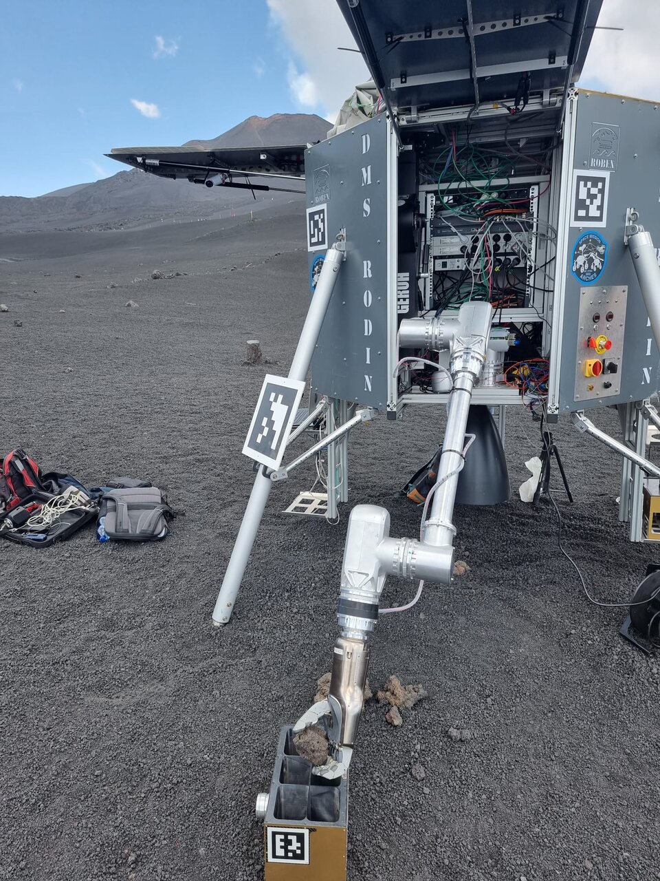 ESA's lander with robotic arm