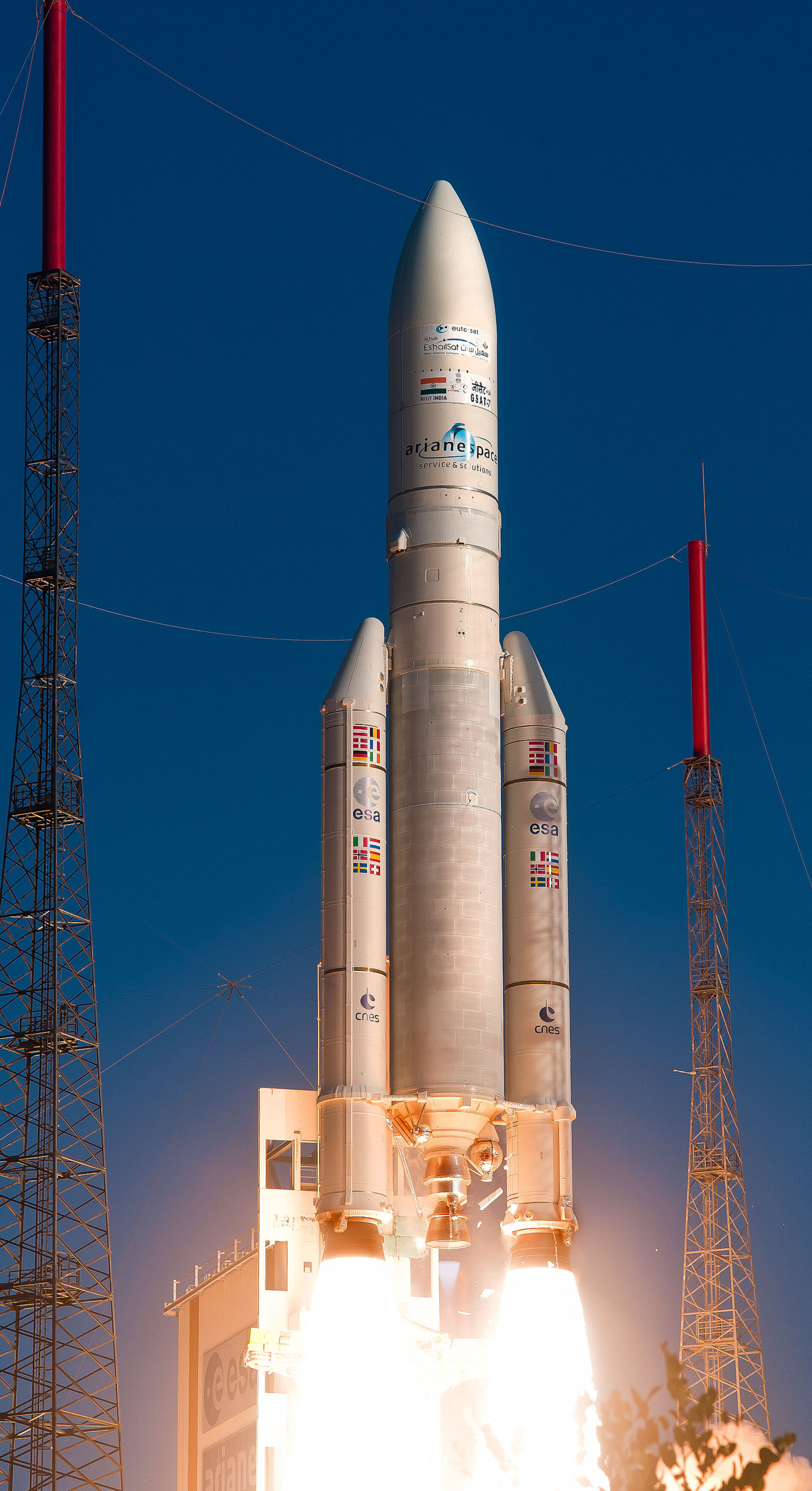 Ariane 5 VA215 liftoff