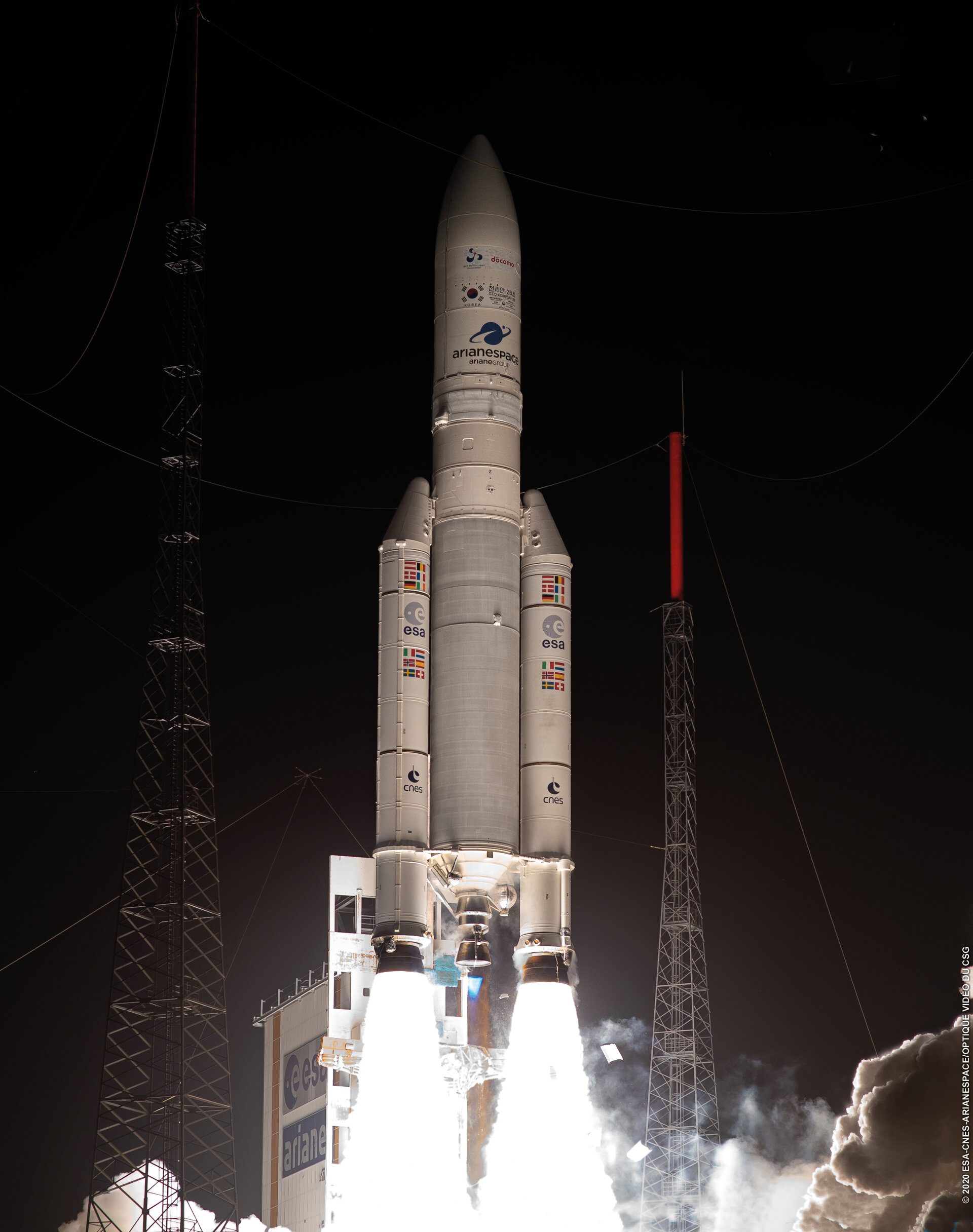 Ariane 5 liftoff