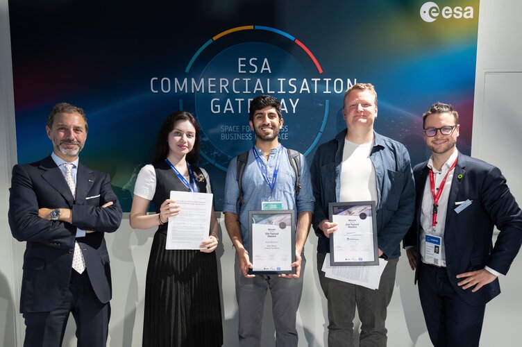 Award ceremony of the ESA Payload Masters competition