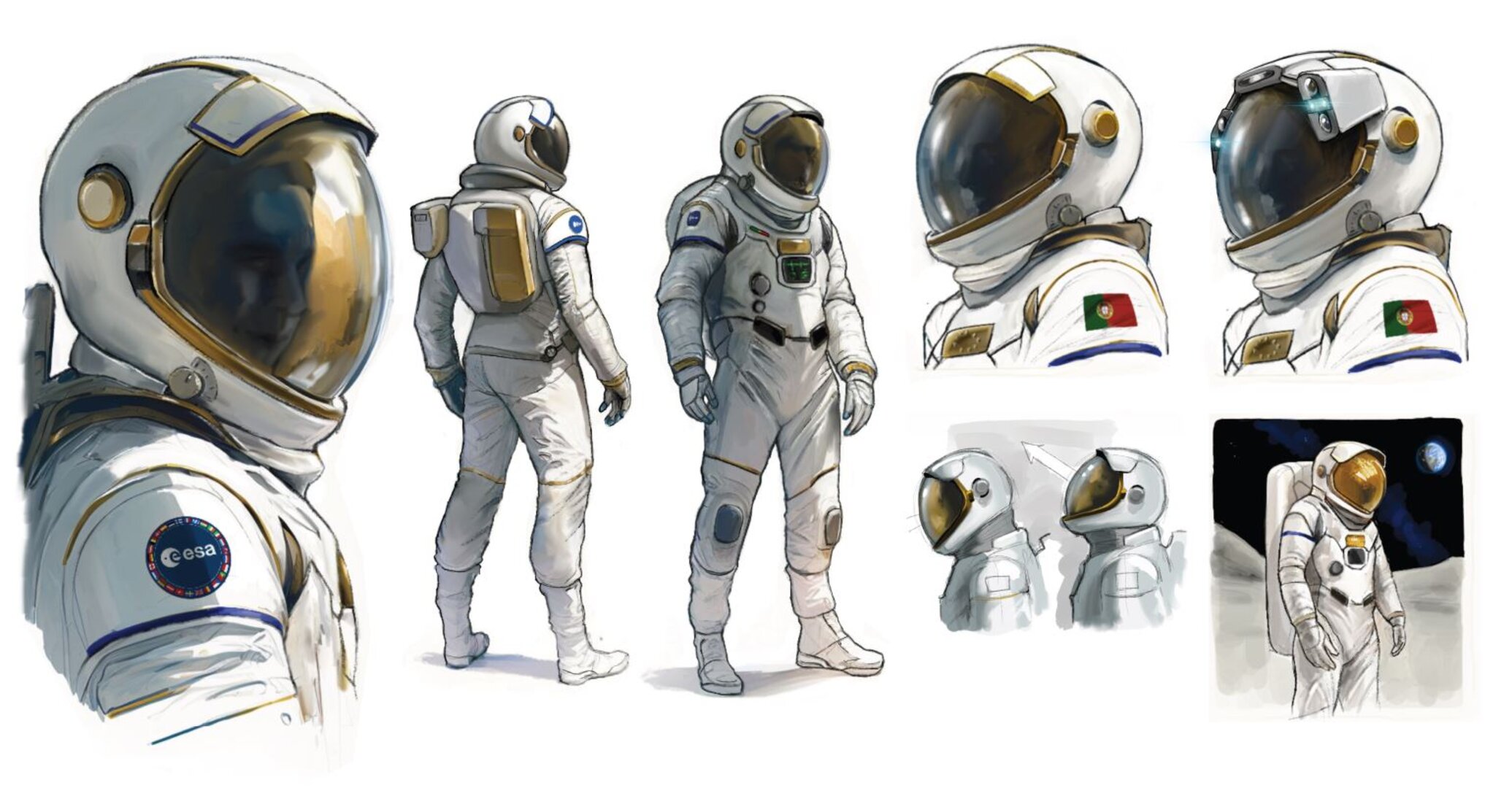 ESA - Spacesuit design: João Montenegro
