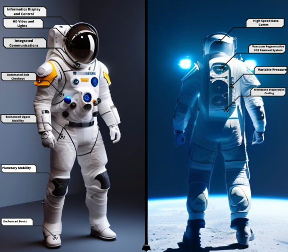 Spacesuit design: Oussama Guarraz