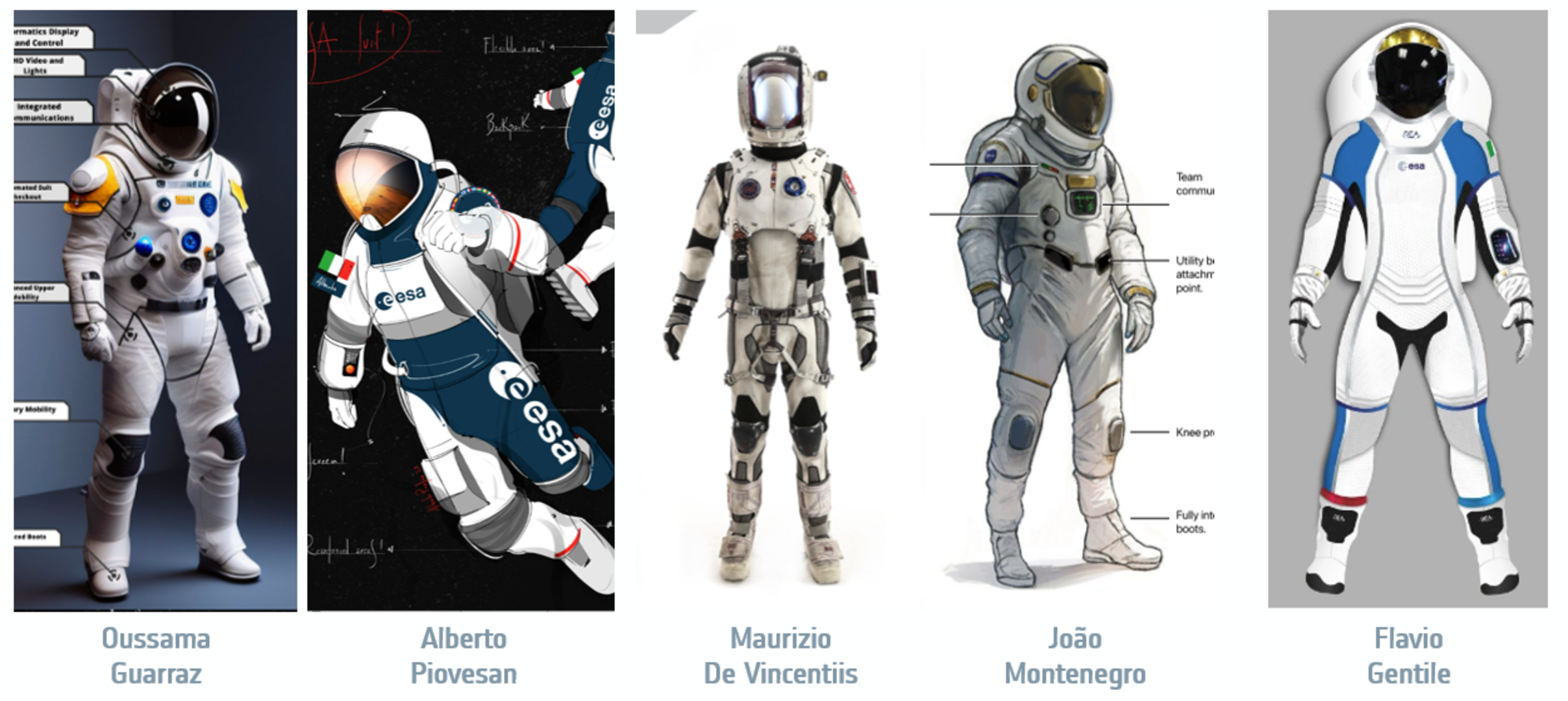 ESA - Winning spacesuit designs
