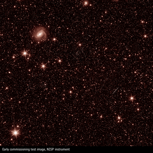 Early commissioning test image – NISP instrument