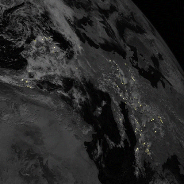 Inslaande bliksem vastgelegd door Europa's eerste Lightning Imager