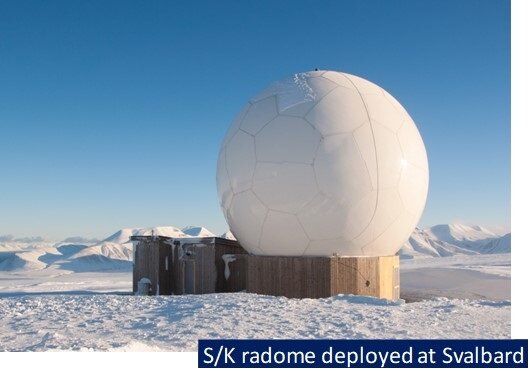 Radome at Svalbard