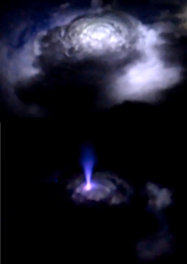 A thunderstorm captured by Andreas in 2015 on his first mission to the Space Station