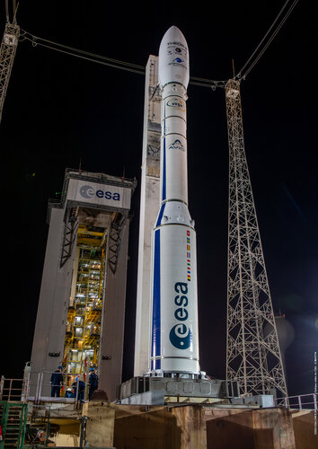 Vega VV23 on the launch pad
