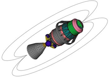 A satellite’s death spiral