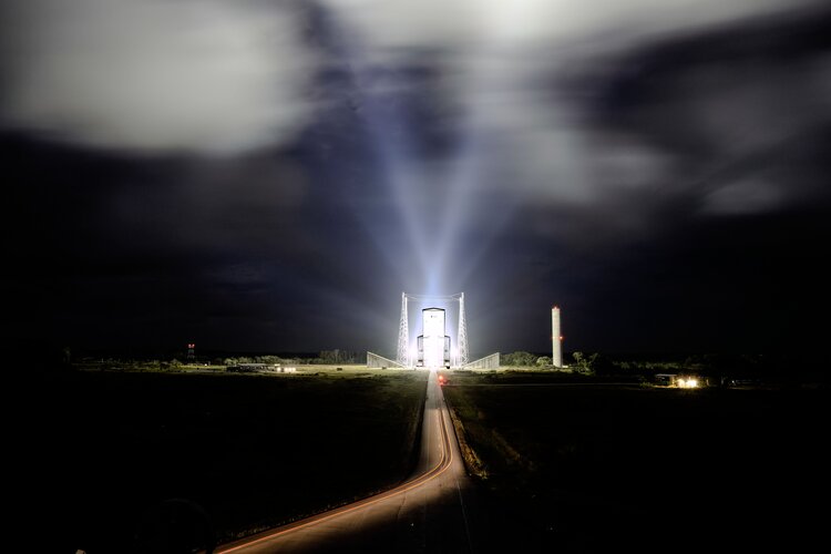 Ariane 6 after combined hot fire test