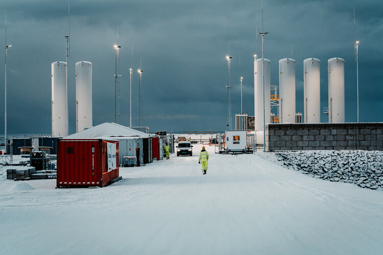 Isar Aerospace launch site at Andøya Spaceport