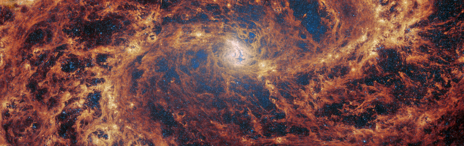 No tricks, just treats (M83 MIRI image)