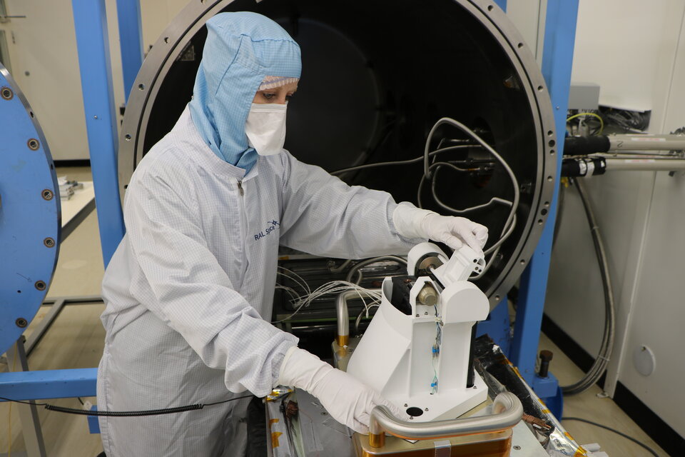PITMS after successfully completing tests in a vacuum chamber