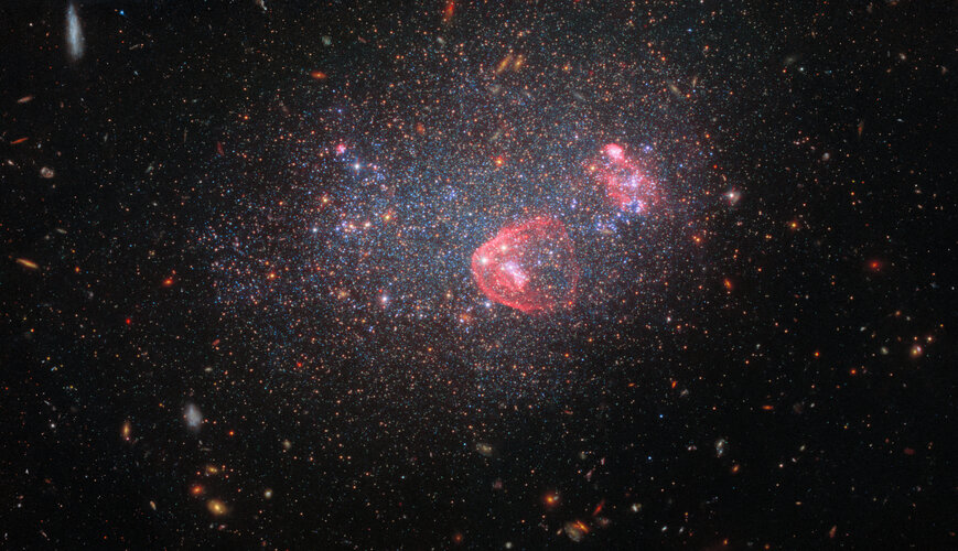 Dwarf irregular galaxy UGC 8091