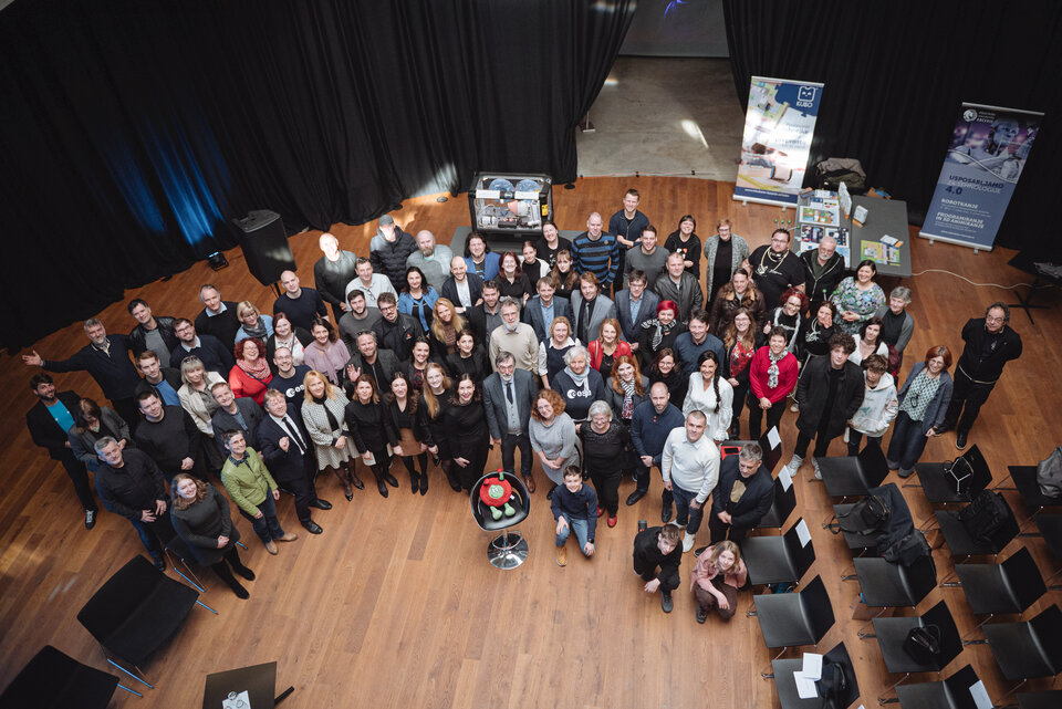 Attendees of the ESERO Slovenia inauguration event. Credits: Center Noordung 