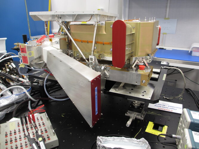 EarthCARE multispectral imager optical bench