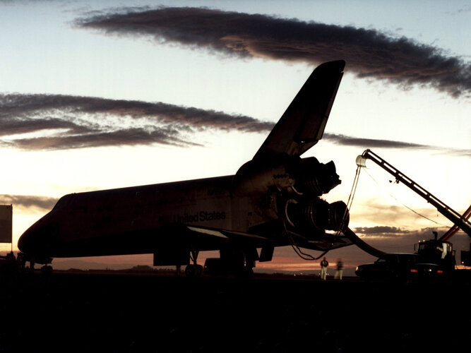 STS-9 postflight