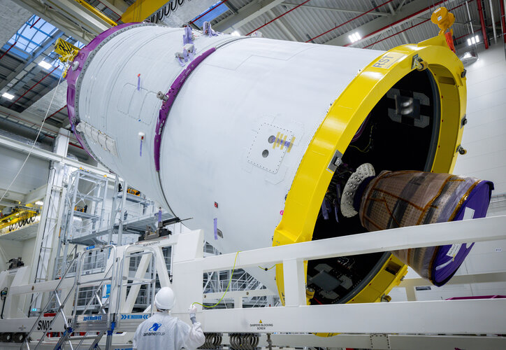 Ariane 6 upper stage in Bremen