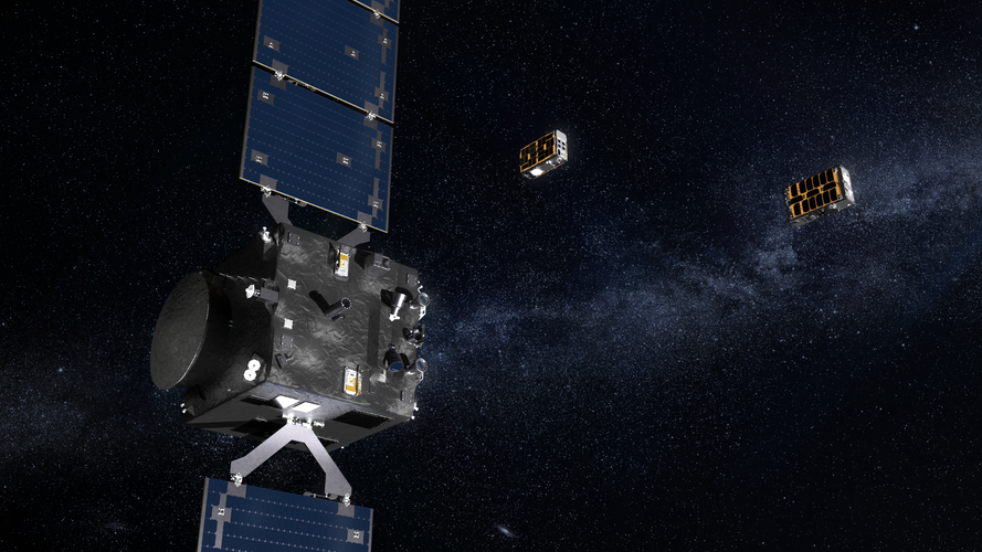 Hera deploying CubeSats