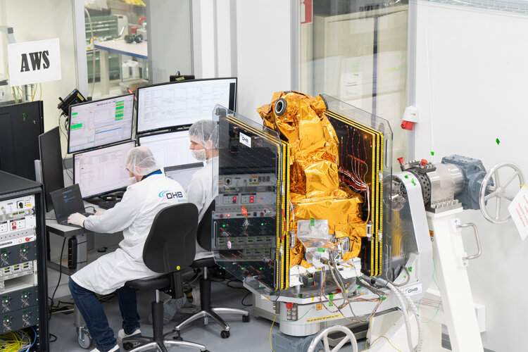 Arctic Weather Satellite undergoing final tests