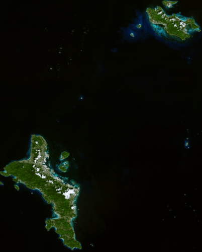 The Copernicus Sentinel-2 mission takes us over part of the Seychelles, an island republic in the western Indian Ocean.
