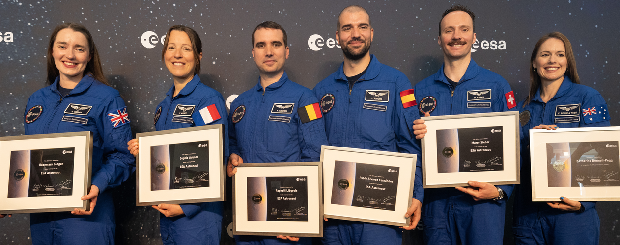 ESA astronaut class of 2022 graduation ceremony